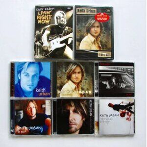 Keith Urban CDs and DVDs Concert Music Videos 8 in Total NEW